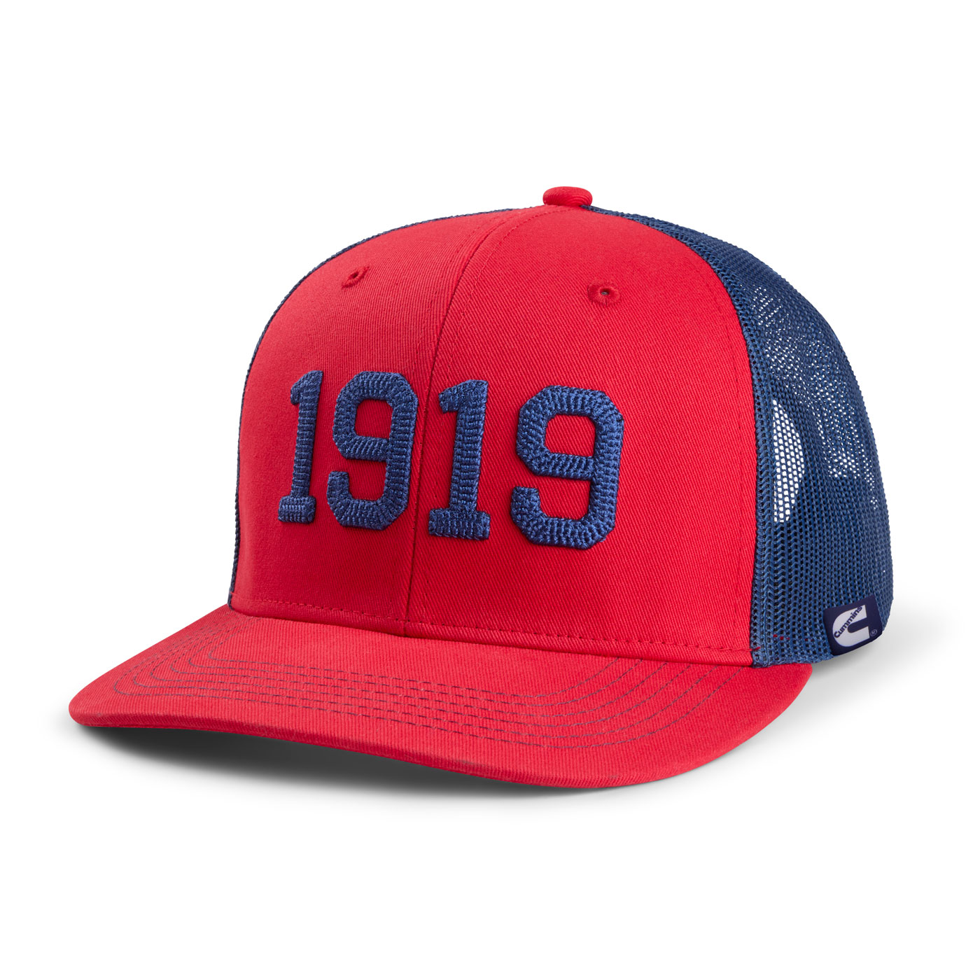 1919 Red Trucker Cap
