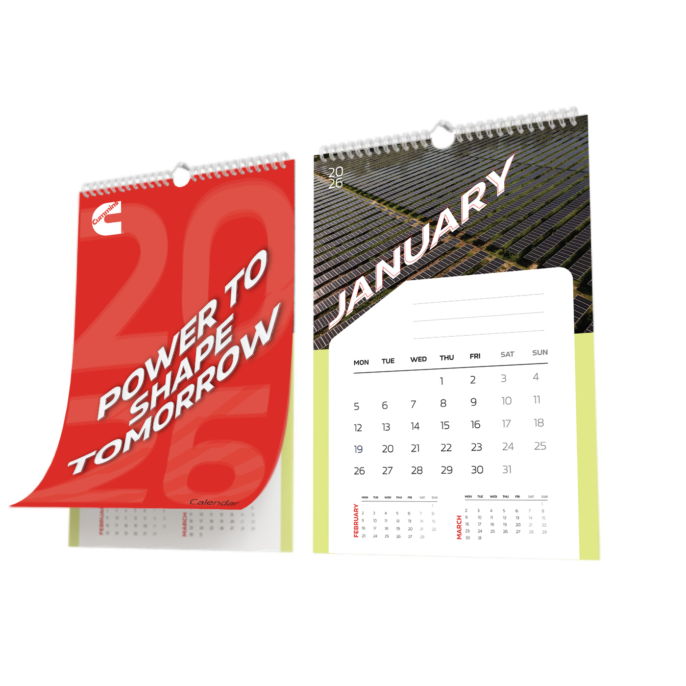 2026 Hanging Calendar