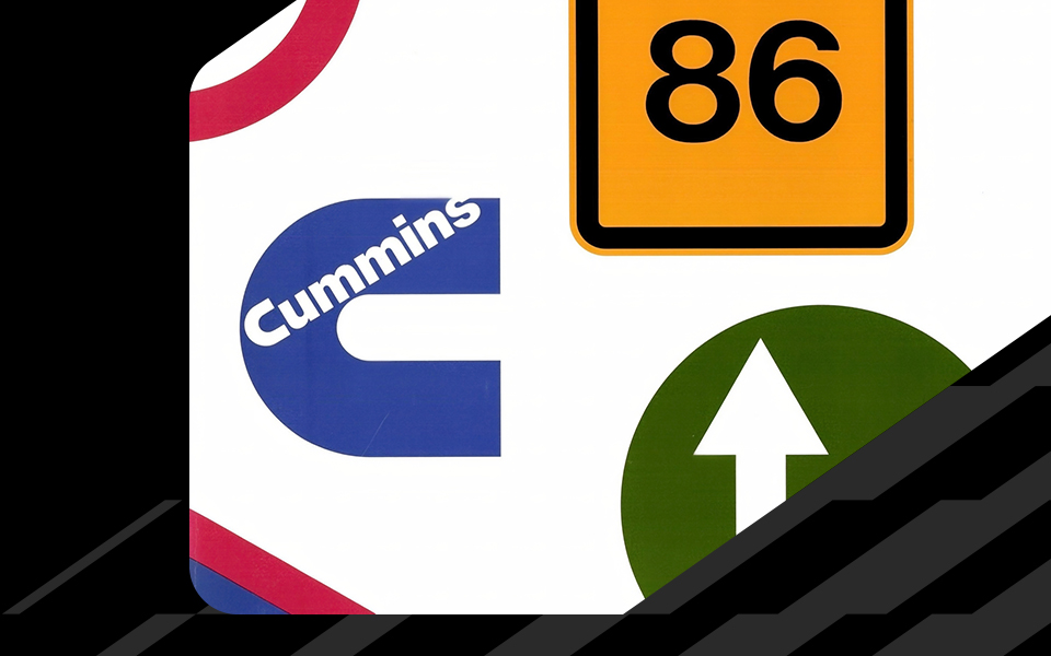 Cummin Banner featuring their design series collection